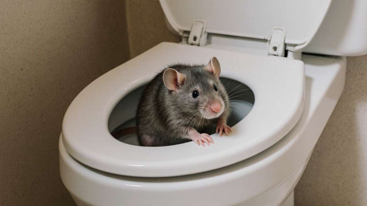 Rats in Toilet and Drain