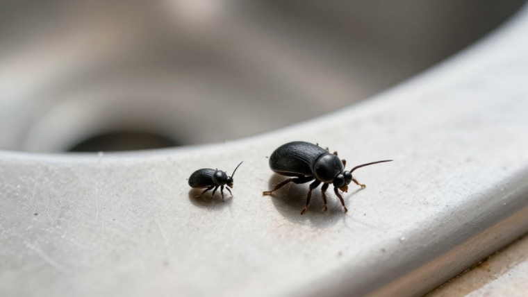 Tiny Black Bugs Near Kitchen Sink: What Are They and How to Get Rid of Them?